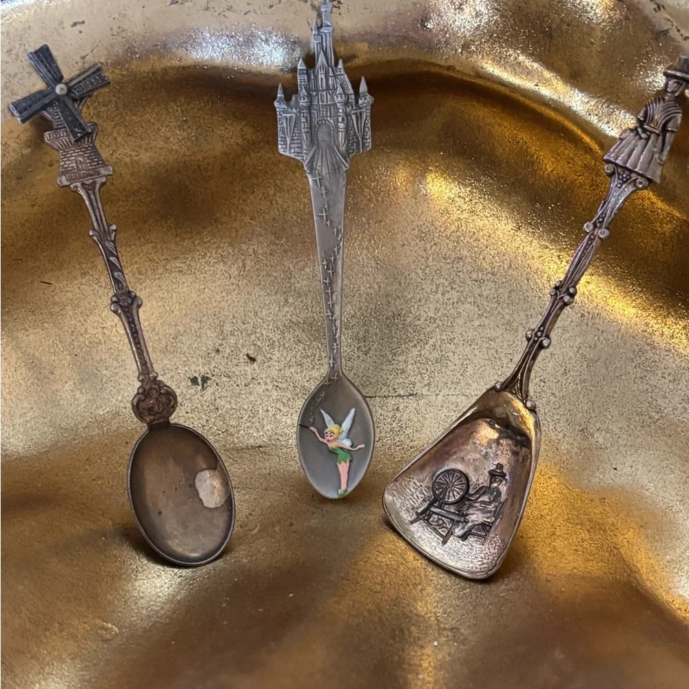 Silver Collectible Spoons Set of Three
